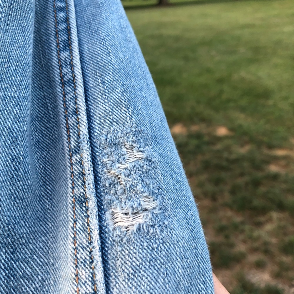 Distressed Gap Denim & Rhinestone Jacket - Picture 13 of 15